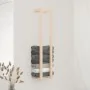 Toallero de madera maciza de pino 23x18x110 cm de , Toalleros - Ref: Foro24-822402, Precio: 31,15 €, Descuento: %