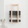 Toallero de madera maciza de pino 23x18x60 cm de , Toalleros - Ref: Foro24-822392, Precio: 18,61 €, Descuento: %