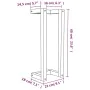 Toallero de madera maciza de pino 23x18x60 cm de , Toalleros - Ref: Foro24-822392, Precio: 18,61 €, Descuento: %
