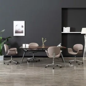 Sillas de comedor giratorias 4 unidades tela color gris taupe de , Sillas de comedor - Ref: Foro24-3054870, Precio: 581,32 €,...