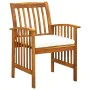 Set comedor de jardín 9 pzas y cojines madera maciza de acacia von , Gartensets - Ref: Foro24-3058091, Preis: 1,00 €, Rabatt: %