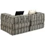 Puf modular de 2 plazas de tela de rayas grises de , Cojines para sillas y sofás - Ref: Foro24-244978, Precio: 495,20 €, Desc...