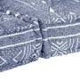 Puf modular de 2 plazas de tela índigo de , Cojines para sillas y sofás - Ref: Foro24-249413, Precio: 182,92 €, Descuento: %