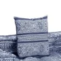 Puf modular de 2 plazas de tela índigo de , Cojines para sillas y sofás - Ref: Foro24-249413, Precio: 182,92 €, Descuento: %