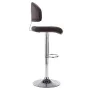 Taburete de cocina de cuero sintético marrón de , Taburetes de cocina - Ref: Foro24-249652, Precio: 101,12 €, Descuento: %