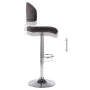Taburete de cocina de cuero sintético marrón de , Taburetes de cocina - Ref: Foro24-249652, Precio: 101,12 €, Descuento: %