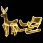 Luces de Navidad de reno y trineo con malla 432 LEDs de , Luces de Navidad - Ref: Foro24-289971, Precio: 82,98 €, Descuento: %