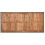 Mesa de jardín ratán PE gris madera acacia maciza 190x90x75 cm de , Mesas de jardín - Ref: Foro24-46108, Precio: 222,12 €, De...