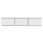 Estante cajones para pared contrachapada blanco 88x26x18,5 cm de , Estantes y estanterías - Ref: Foro24-800594, Precio: 55,83...