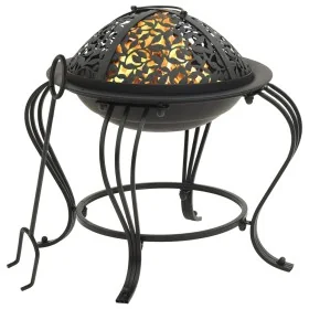 Brasero con atizador acero 49 cm by , Chimneys - Ref: Foro24-311886, Price: 83,33 €, Discount: %