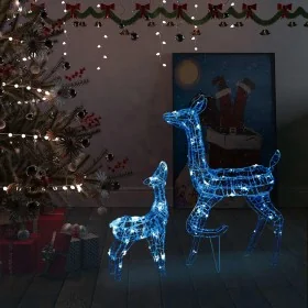 Familia de renos de Navidad acrílico 160 LEDs azules von , Weihnachtsbeleuchtung - Ref: Foro24-329791, Preis: 113,84 €, Rabat...