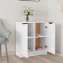 Aparadores 2 uds madera contrachapada blanco brillo 30x30x70 cm by , Sideboards - Ref: Foro24-811146, Price: 65,92 €, Discoun...
