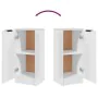 Aparadores 2 uds madera contrachapada blanco brillo 30x30x70 cm by , Sideboards - Ref: Foro24-811146, Price: 65,92 €, Discoun...