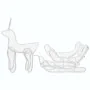 Reno y trineo de Navidad con malla 432 LED de , Luces de Navidad - Ref: Foro24-329817, Precio: 83,20 €, Descuento: %