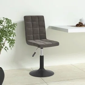 Sillas de comedor giratorias 6 unidades terciopelo gris oscuro de , Sillas de comedor - Ref: Foro24-3089301, Precio: 375,29 €...