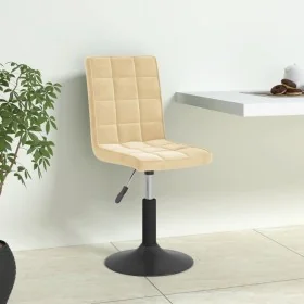 Sillas de comedor giratorias 6 unidades terciopelo crema by , dining chairs - Ref: Foro24-3089299, Price: 326,57 €, Discount: %