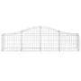 Cestas de gaviones 18 uds forma de arco hierro 200x30x40/60 cm by , Pots and planters - Ref: Foro24-3145381, Price: 895,86 €,...