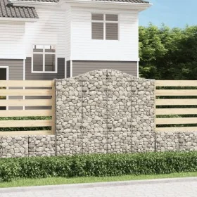 Cestas de gaviones 11 uds forma de arco hierro 200x30x180/200cm de , Maceteros y jardineras - Ref: Foro24-3145523, Precio: 1,...