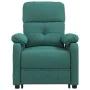 Sillón reclinable eléctrico tela verde oscuro de , Sillones - Ref: Foro24-3073808, Precio: 238,43 €, Descuento: %