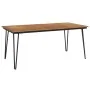 Juego de comedor de jardín 5 pzas madera maciza acacia y metal de , Conjuntos de jardín - Ref: Foro24-3155418, Precio: 512,04...