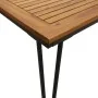 Juego de comedor de jardín 5 pzas madera maciza acacia y metal de , Conjuntos de jardín - Ref: Foro24-3155418, Precio: 512,04...