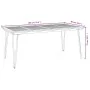 Juego de comedor de jardín 5 pzas madera maciza acacia y metal de , Conjuntos de jardín - Ref: Foro24-3155418, Precio: 512,04...