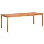 Mesa de jardín madera maciza de acacia 215x90x74 cm de , Mesas de jardín - Ref: Foro24-45963, Precio: 338,61 €, Descuento: %