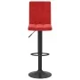 Taburete de cocina de terciopelo vino tinto de , Taburetes de cocina - Ref: Foro24-335758, Precio: 83,21 €, Descuento: %