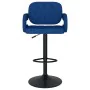 Taburetes de cocina 2 unidades tela azul de , Taburetes de cocina - Ref: Foro24-335621, Precio: 166,18 €, Descuento: %