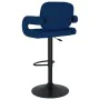 Taburetes de cocina 2 unidades tela azul de , Taburetes de cocina - Ref: Foro24-335621, Precio: 166,18 €, Descuento: %