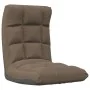 Tumbona de suelo plegable de tela gris taupe de , Sillas de suelo - Ref: Foro24-336593, Precio: 75,96 €, Descuento: %