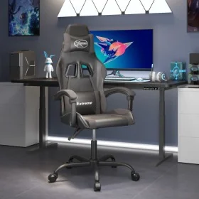 Silla gaming giratoria cuero sintético negro y gris von , Gaming-Stühle - Ref: Foro24-349571, Preis: 103,64 €, Rabatt: %