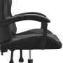 Silla gaming giratoria cuero sintético negro y gris de , Sillones para videojuegos - Ref: Foro24-349571, Precio: 103,64 €, De...