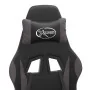 Silla gaming giratoria cuero sintético negro y gris de , Sillones para videojuegos - Ref: Foro24-349571, Precio: 103,64 €, De...