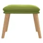 Reposapiés de terciopelo verde claro 45x29,5x35 cm de , Otomanas - Ref: Foro24-341438, Precio: 33,52 €, Descuento: %