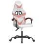 Silla gaming giratoria cuero sintético blanco y rosa by , Gaming chairs - Ref: Foro24-349552, Price: 104,22 €, Discount: %
