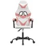 Silla gaming giratoria cuero sintético blanco y rosa by , Gaming chairs - Ref: Foro24-349552, Price: 104,22 €, Discount: %