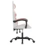 Silla gaming giratoria cuero sintético blanco y rosa by , Gaming chairs - Ref: Foro24-349552, Price: 104,22 €, Discount: %