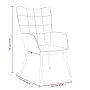 Sillón de relax de tela gris claro by , Armchairs - Ref: Foro24-327941, Price: 92,70 €, Discount: %