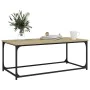 Mesa de centro madera y hierro roble Sonoma 102x50x40 cm by , Coffee table - Ref: Foro24-823298, Price: 45,98 €, Discount: %