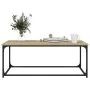 Mesa de centro madera y hierro roble Sonoma 102x50x40 cm by , Coffee table - Ref: Foro24-823298, Price: 45,98 €, Discount: %