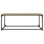 Mesa de centro madera y hierro roble Sonoma 102x50x40 cm by , Coffee table - Ref: Foro24-823298, Price: 45,98 €, Discount: %