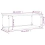 Mesa de centro madera y hierro roble Sonoma 102x50x40 cm by , Coffee table - Ref: Foro24-823298, Price: 45,98 €, Discount: %