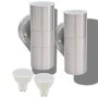Lámpara de exterior 2 uds acero ascendente/descendente de , Iluminación de exterior - Ref: Foro24-42415, Precio: 52,94 €, Des...