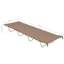 Camas de camping 2 uds tela Oxford y acero taupé 180x60x19 cm de , Catres - Ref: Foro24-312487, Precio: 61,94 €, Descuento: %