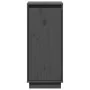 Aparador de madera maciza de pino gris 31,5x34x75 cm by , Sideboards - Ref: Foro24-813354, Price: 46,52 €, Discount: %