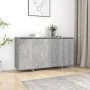 Aparador de madera contrachapada gris hormigón 135x41x75 cm de , Aparadores - Ref: Foro24-809597, Precio: 157,68 €, Descuento: %