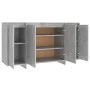 Aparador de madera contrachapada gris hormigón 135x41x75 cm de , Aparadores - Ref: Foro24-809597, Precio: 157,68 €, Descuento: %