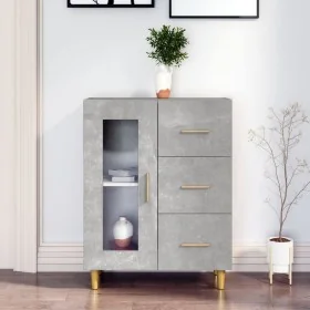 Aparador de madera de ingeniería gris hormigón 69,5x34x90 cm von , Sideboards - Ref: Foro24-812208, Preis: 89,02 €, Rabatt: %