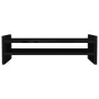 Soporte para monitor madera maciza de pino negro 50x27x15 cm de , Bases y elevadores para ordenadores - Ref: Foro24-814023, P...